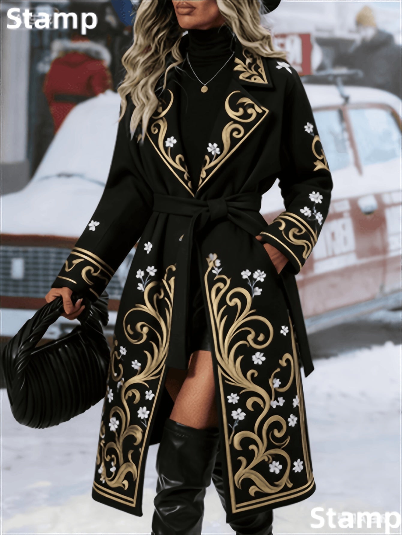 Fashionable Casual Long Coat