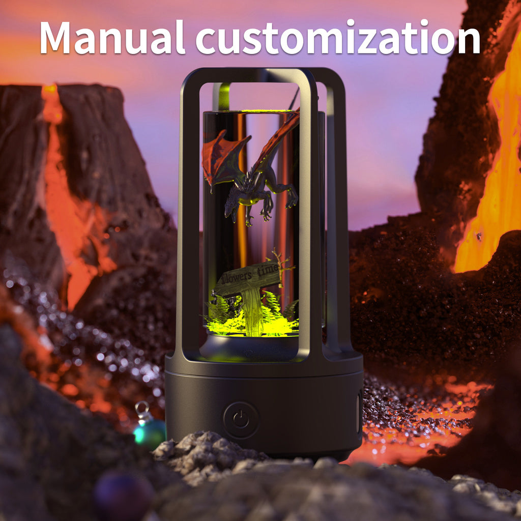 No Accessories 2 In 1 DIY Audio Crystal Light And Bluetooth-compatible Speaker Gift Touch Resin Night Light