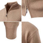 Men's Zipper Cardigan Sweater Coat