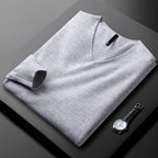 Fine Wool Thick Warm V-neck Sweater