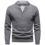 American Retro Fake Two-piece V-neck Dotted Sweater