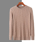 Plus Size Men's Thickened Mink Sweater Woolen Sweater