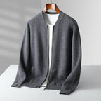 Round Neck Top Men's Cardigan Coat