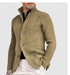 Casual Long Sleeve Solid Color Knitted Coat