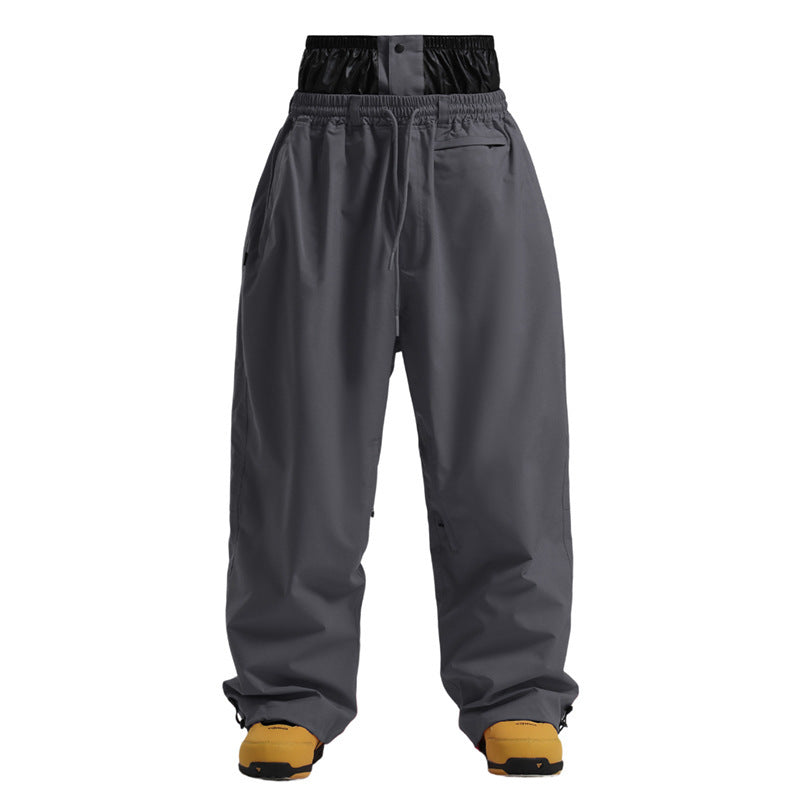 New Loose Single-board Windproof Waterproof Breathable Wide-leg Work Pants
