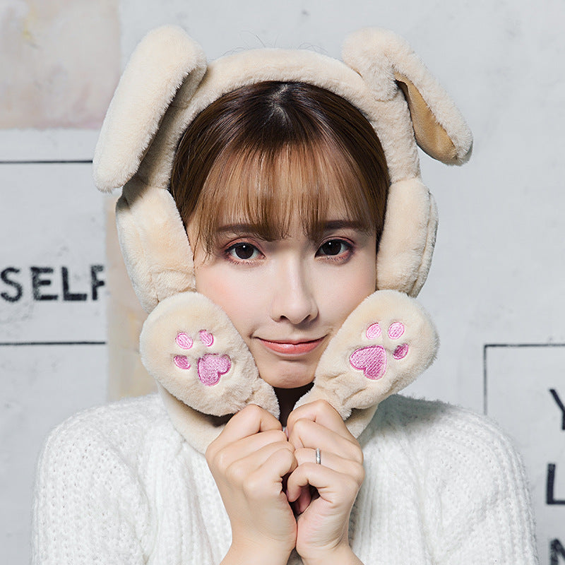 Plush Warmth Cute Winter Warmer Ear Protection