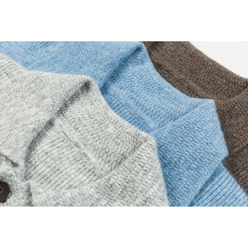 UTiiTUii Autumn And Winter Cardigan Trend Knitting Woolen Sweater Men