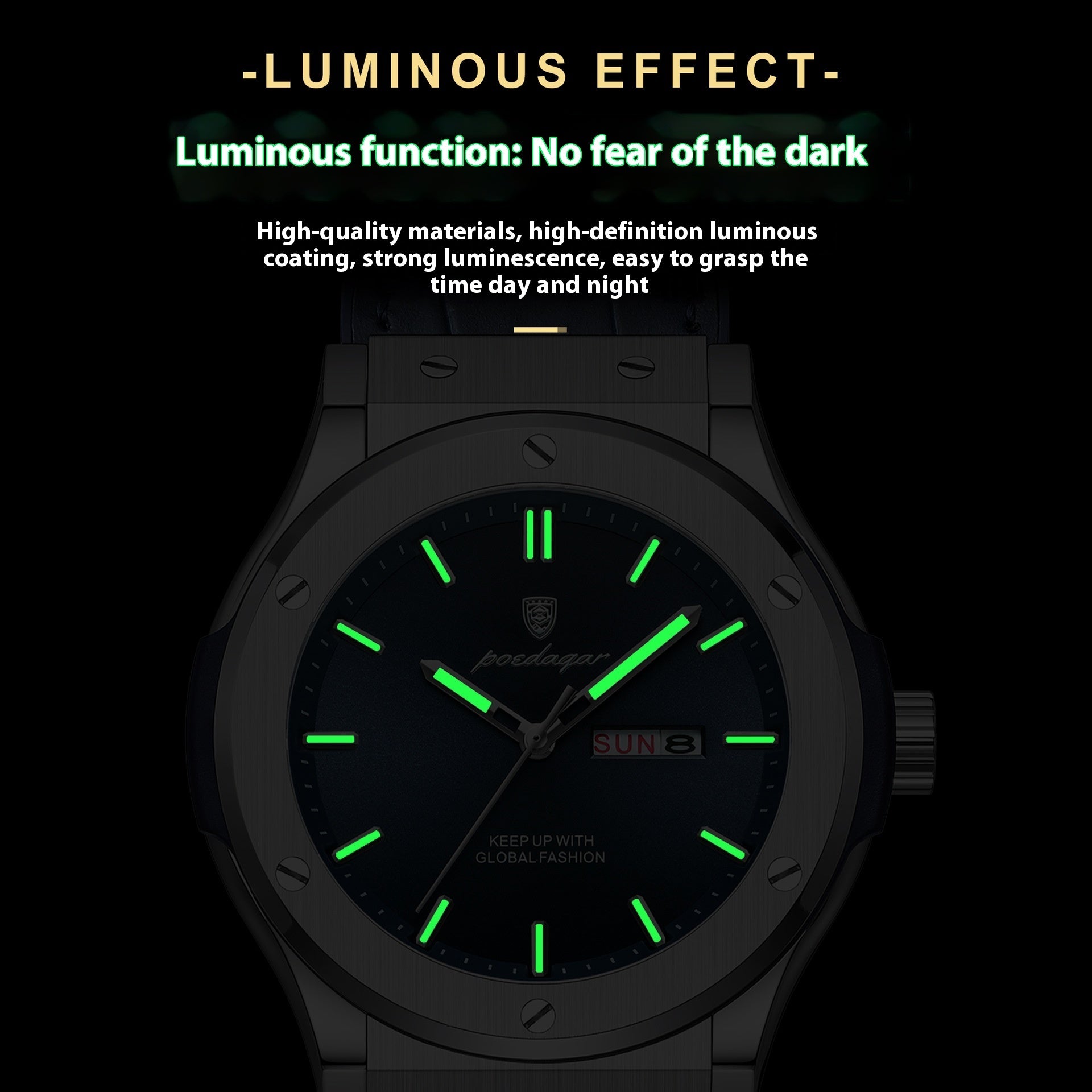 Men's Waterproof Luminous Quartz Watch