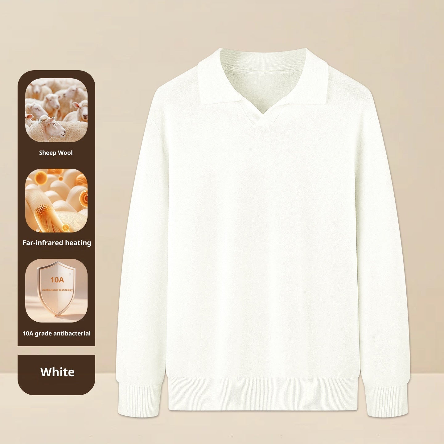 Men's Autumn And Winter Casual Loose Warm Sweater For Layering