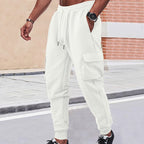 Men's Sports Sweatpants European And American Style Thickened Small Check