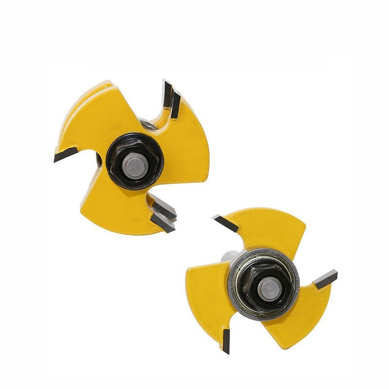 Three-tooth T-shaped tenon jointing knife woodworking