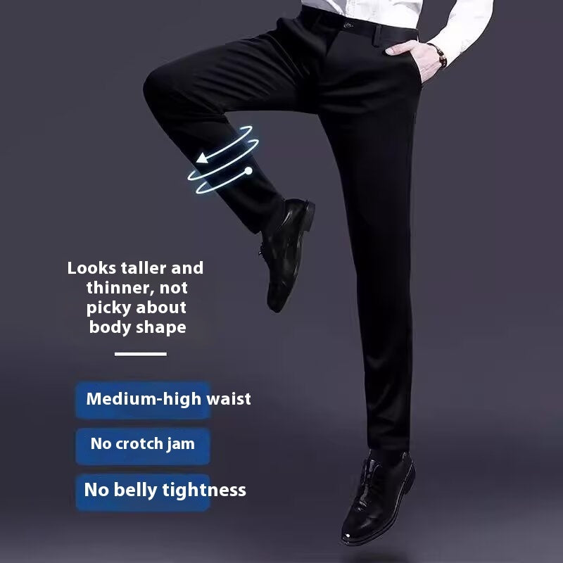 Men's Business Casual Trousers Spring And Summer Drape