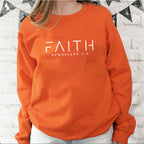 Trendy Faith Sweatshirt Bible Verse Shirt Christian Clothing