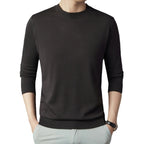 Men's Mulberry Silk Wool Autumn Non-iron Long Sleeve Shirt