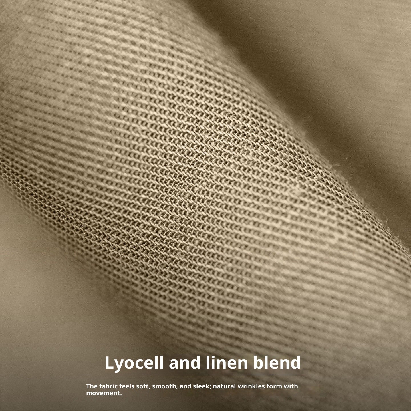 Khaki Baker Pants Old Money Style Thin Draping Linen Long Men's Summer And Autumn