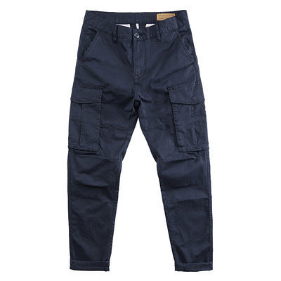 Simple Multi-pocket Men's Labor Protection Pants