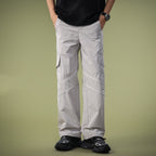 High Street Straight Loose Cargo Pants Men