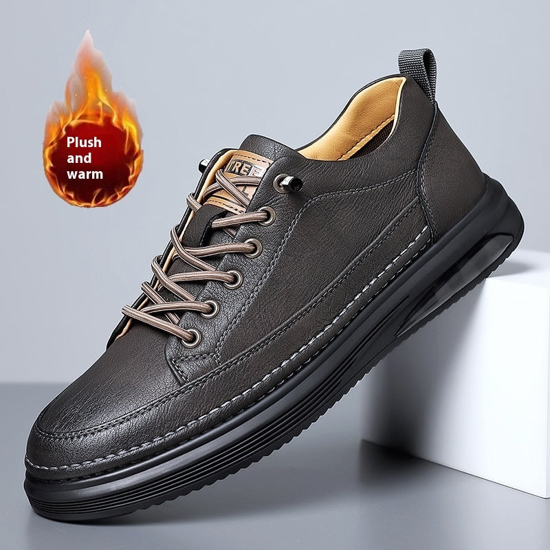 Cotton-padded Shoes With Velvet Sports Casual Borad Shoes