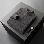 Jacquard Double-strand Thickened Long-sleeved Sweater