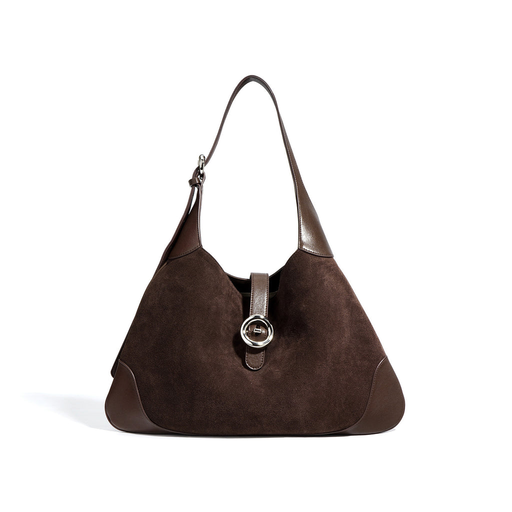 New Shoulder Bag Retro Commuter Cowhide Niche