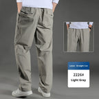 Men's Overalls Cotton Loose Casual Pants Straight Trousers