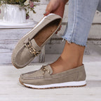 Fashion Round Toe Slip-on Platform Fashion Casual Women's Shoes