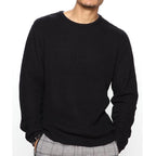 Men's Long Sleeve Crew Neck Casual Loose Sweater
