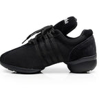 Canvas Modern Dancing Shoes Rubber Sole Indoor And Outdoor Elevator Shoes