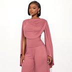 Women's Solid Color Casual Slim Swing Neck Sleeveless Top And Ribbed Pants Set