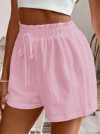 Solid Color Casual Shorts Summer Loose All-matching Pants