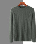 Plus Size Men's Thickened Mink Sweater Woolen Sweater