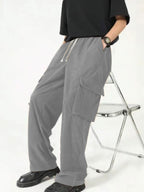 Fashion Casual Sports Corduroy Multi-pocket Work Pants