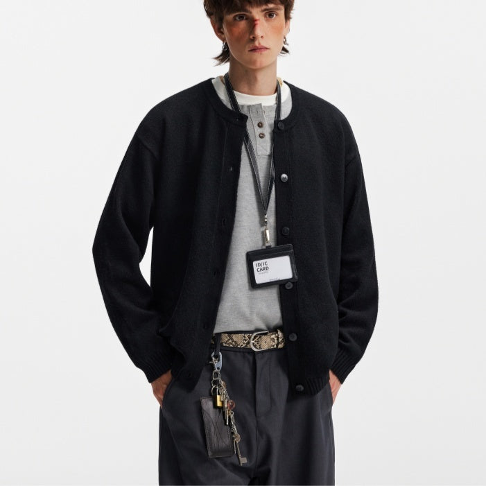 New Lazy Style Cardigan Sweater Knitted Coat