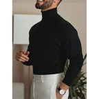 Autumn And Winter Turtleneck Cotton Sweater Male Long Sleeves Inner Wear Men's Knitwear