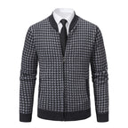 Men's Sweater Coat Cardigan Long Sleeve Knitted Thickened Warm