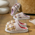 Leisure Home Comfortable Soft Cotton Slippers