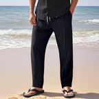 Tether Wide Leg Straight Men's Casual Pants