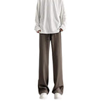 Straight Casual Draping Effect High-grade Men's Pants