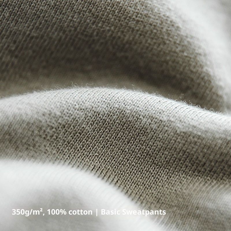 Marden Tooling Retro Tapered 3D Cutting Hemming Knitted Sweatpants