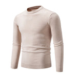 Autumn Thin Sweater Men's Round Neck Long Sleeve