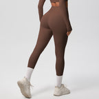 Solid Color Double-sided Brushed Tight Breathable Yoga Pants