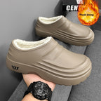 Autumn And Winter Cotton Shoes Fleece-lined Warm