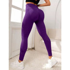 Line Hip Lifting Sport Women's High Waist Stretch Leggings