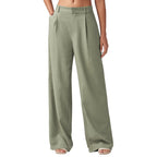 Loose Casual And Comfortable Pocket Straight-leg Pants