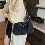 Women's Suede Leisure Commute Backpack