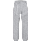 Simple Loose Thin Linen-style Sporty Drawstring Patchwork Men's Sweatpants