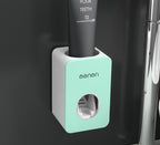 Automatic toothpaste set wall hanging punch-free toothpaste toothbrush rack toothpaste rack