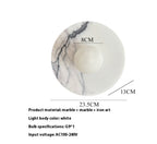 Irish Green Marble French Entry Lux Fengyun Stone Wall Lamp