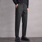 Fall Winter Men Straight Casual Pants