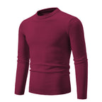 Autumn Thin Sweater Men's Round Neck Long Sleeve